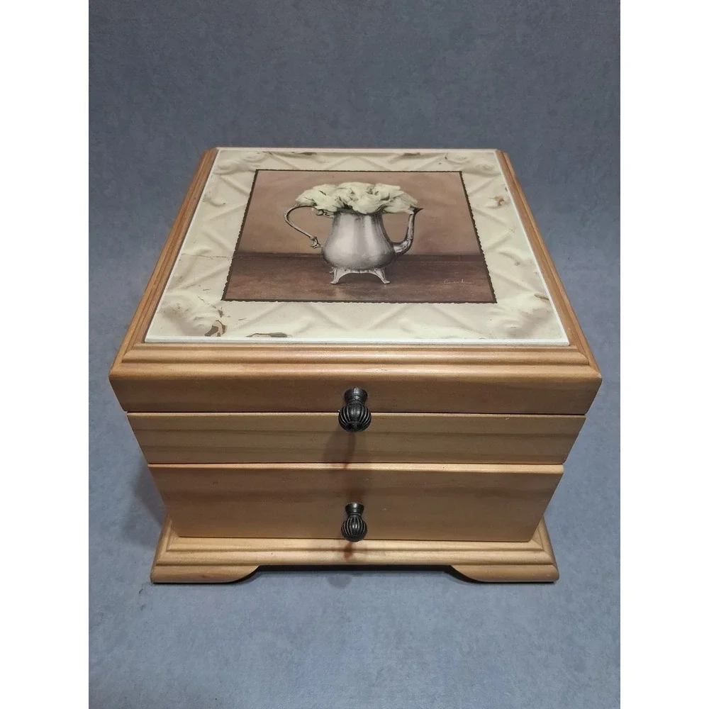 Tri Coastal Design Art in Motion Wood Jewelry Box